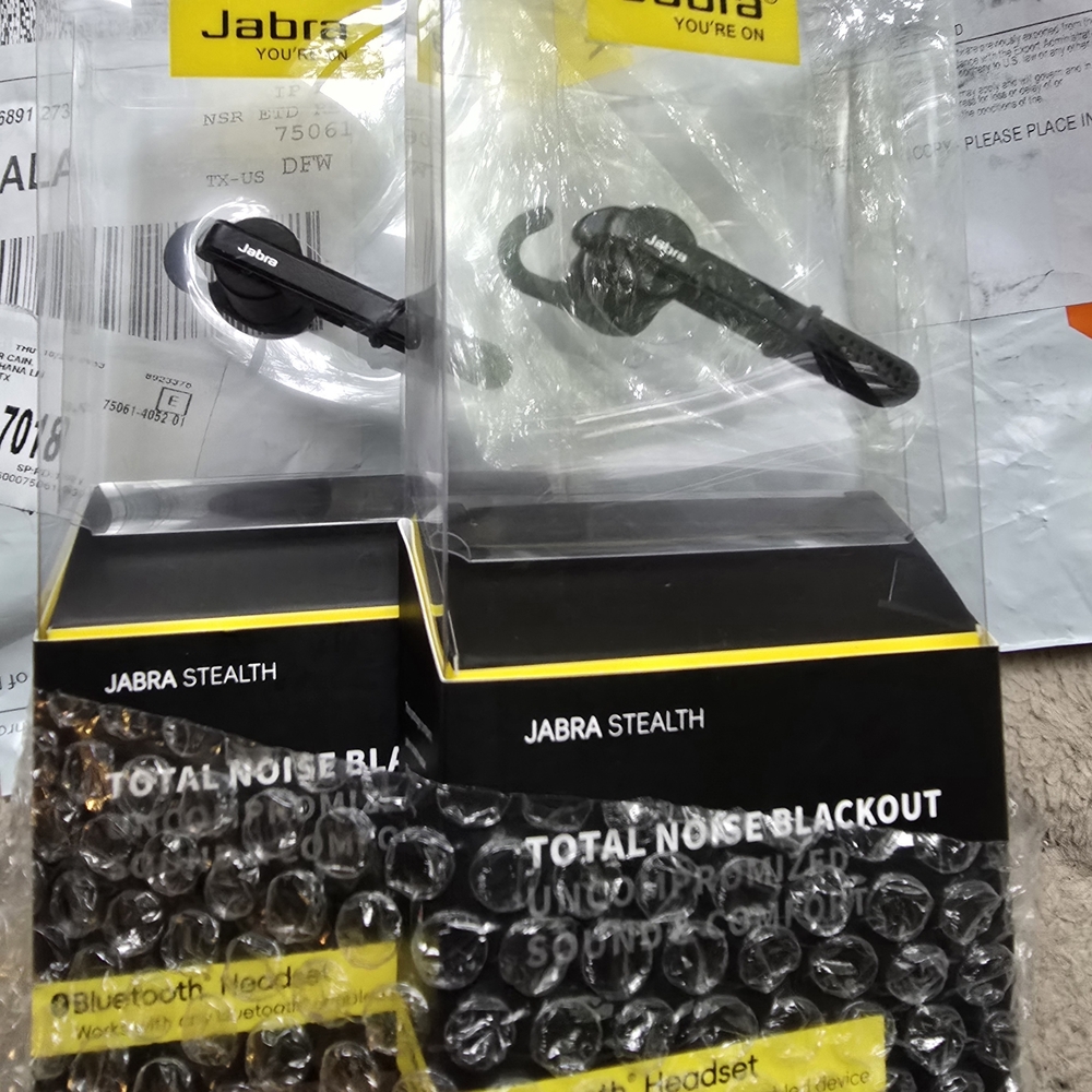 Jabra Stealth Bluetooth Headset — Black - Picture 3 of 3